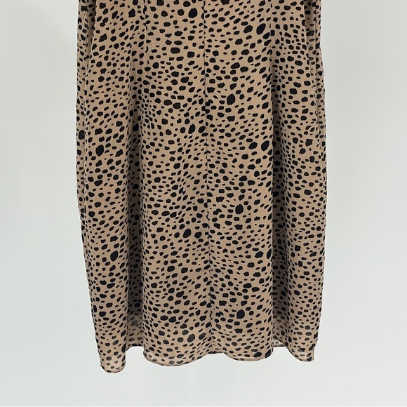 LULUS WOMEN’S LEOPARD PRINT MINI TANK STYLE MINI TAN BROWN DRESS - Picture 5 of 8
